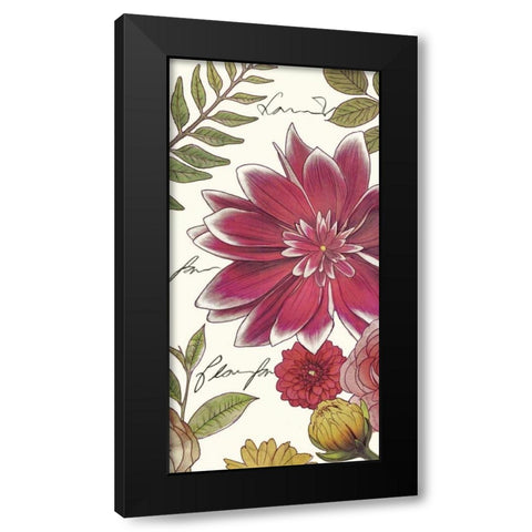 Tropical Bright I Black Modern Wood Framed Art Print with Double Matting by Selkirk, Edward