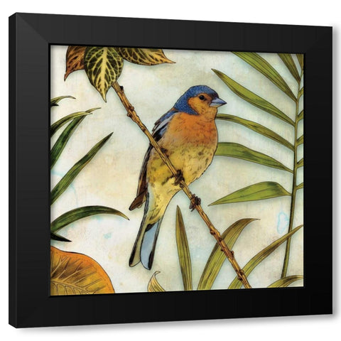 Jungle Bird II Black Modern Wood Framed Art Print by Selkirk, Edward