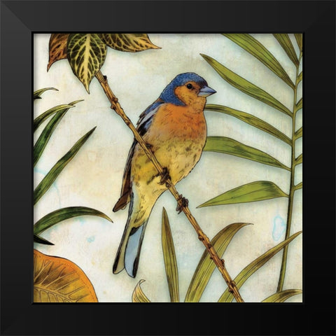 Jungle Bird II Black Modern Wood Framed Art Print by Selkirk, Edward