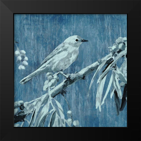 Denim Songbird III Black Modern Wood Framed Art Print by Selkirk, Edward
