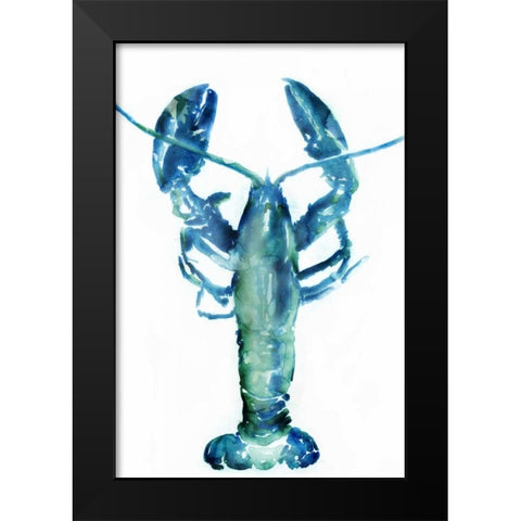 Lobster Black Modern Wood Framed Art Print by Selkirk, Edward
