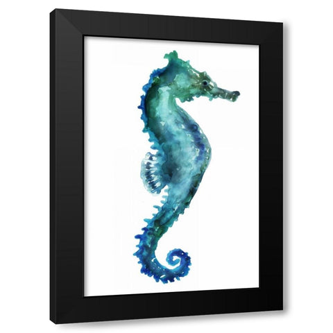 Sea Horse Black Modern Wood Framed Art Print with Double Matting by Selkirk, Edward