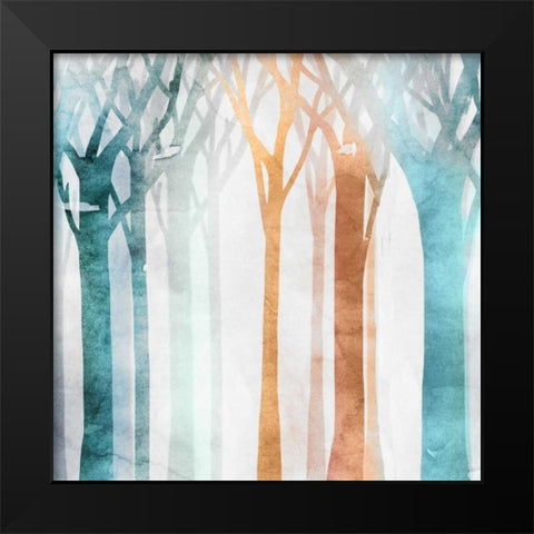 Dancing Tress I Black Modern Wood Framed Art Print by Selkirk, Edward