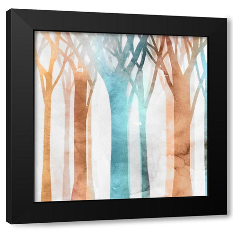 Dancing Tress II Black Modern Wood Framed Art Print by Selkirk, Edward