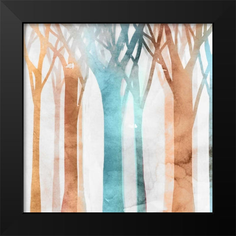 Dancing Tress II Black Modern Wood Framed Art Print by Selkirk, Edward