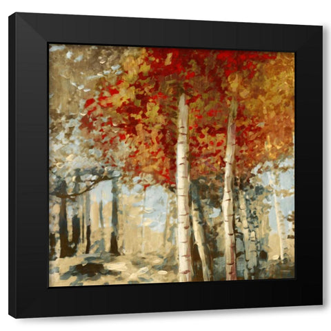 Frontier II Black Modern Wood Framed Art Print with Double Matting by Selkirk, Edward