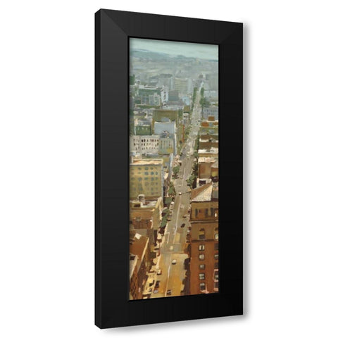 San Fran Cityscape I Black Modern Wood Framed Art Print with Double Matting by Selkirk, Edward