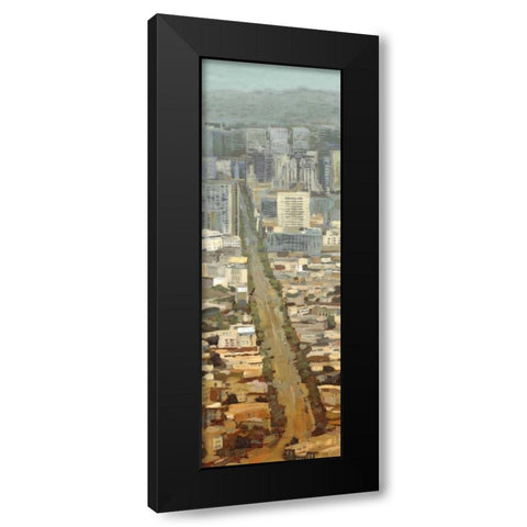 San Fran Cityscape II Black Modern Wood Framed Art Print with Double Matting by Selkirk, Edward