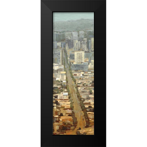 San Fran Cityscape II Black Modern Wood Framed Art Print by Selkirk, Edward