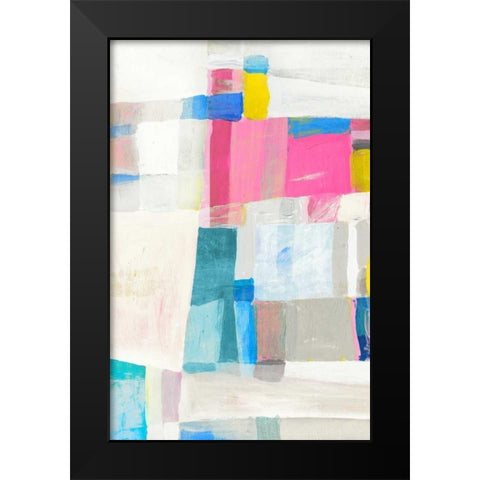 Paste Hues II Black Modern Wood Framed Art Print by Selkirk, Edward