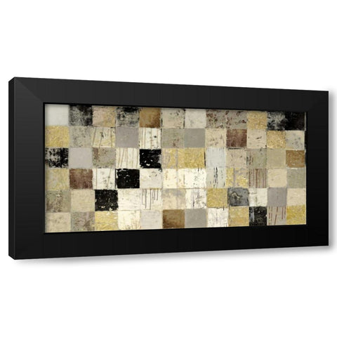 African Mosaic I Black Modern Wood Framed Art Print by Selkirk, Edward