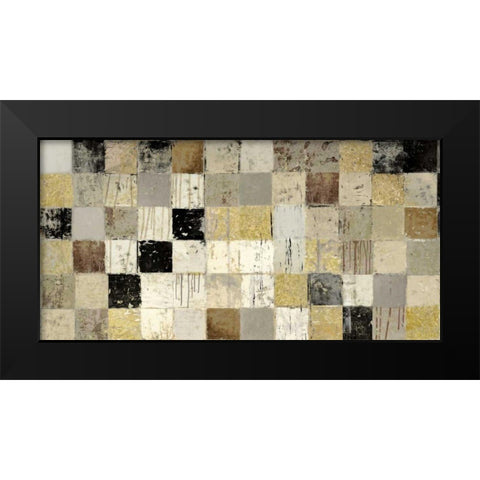 African Mosaic I Black Modern Wood Framed Art Print by Selkirk, Edward