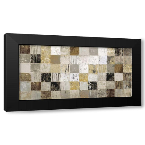 African Mosaic II Black Modern Wood Framed Art Print with Double Matting by Selkirk, Edward