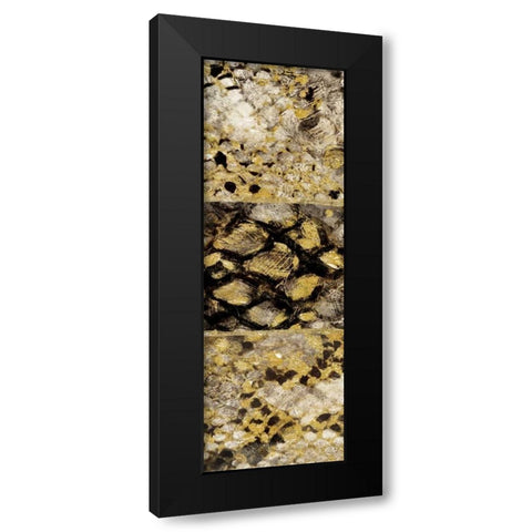 Snake Squares II Black Modern Wood Framed Art Print by Selkirk, Edward