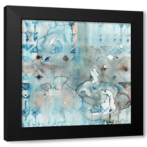 Mezzoteal I Black Modern Wood Framed Art Print by Selkirk, Edward