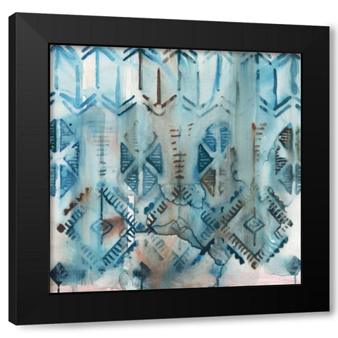 Mezzoteal III Black Modern Wood Framed Art Print by Selkirk, Edward