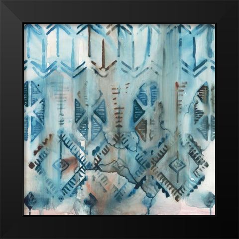 Mezzoteal III Black Modern Wood Framed Art Print by Selkirk, Edward