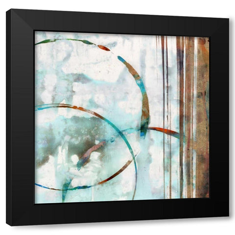 Seafoam I Black Modern Wood Framed Art Print with Double Matting by Selkirk, Edward