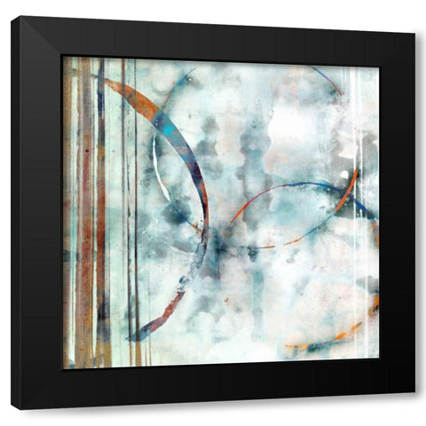 Seafoam II Black Modern Wood Framed Art Print with Double Matting by Selkirk, Edward