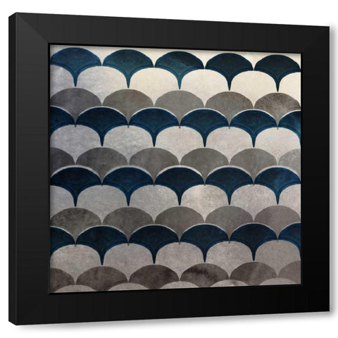 Silver Sparkle Black Modern Wood Framed Art Print by Selkirk, Edward