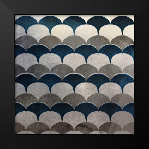 Silver Sparkle Black Modern Wood Framed Art Print by Selkirk, Edward