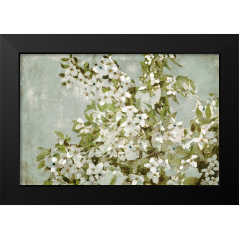 Mint Blossom Black Modern Wood Framed Art Print by Selkirk, Edward