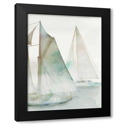 Glide III Black Modern Wood Framed Art Print by Selkirk, Edward