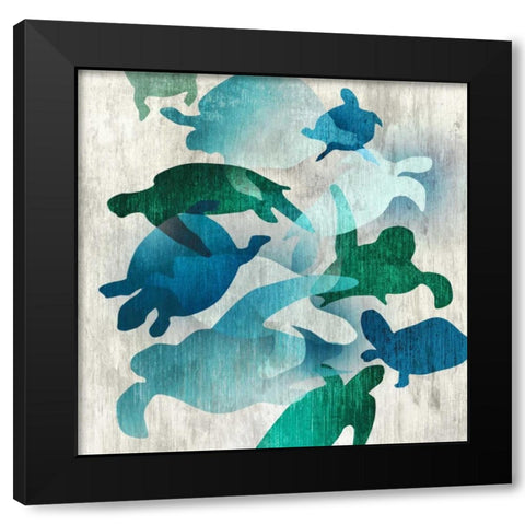 Leatherback I Black Modern Wood Framed Art Print by Selkirk, Edward