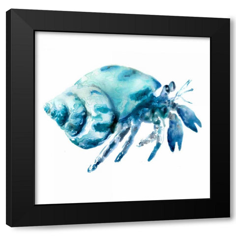Hermit Black Modern Wood Framed Art Print by Selkirk, Edward