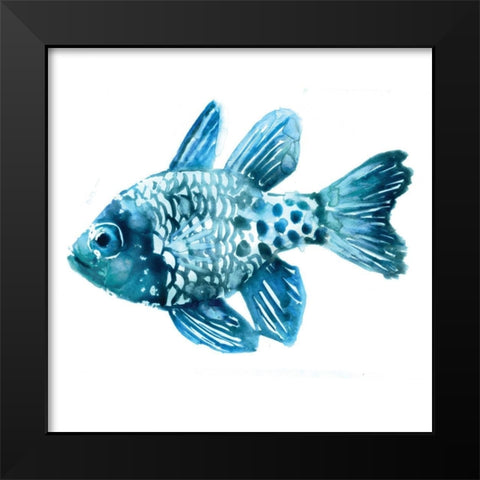 Fish II Black Modern Wood Framed Art Print by Selkirk, Edward