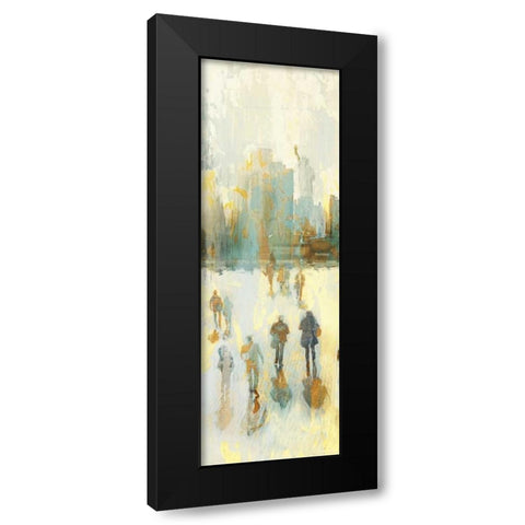 NY Shadows II Black Modern Wood Framed Art Print with Double Matting by Selkirk, Edward