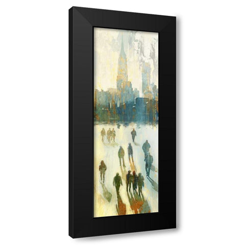 NY Shadows III Black Modern Wood Framed Art Print with Double Matting by Selkirk, Edward