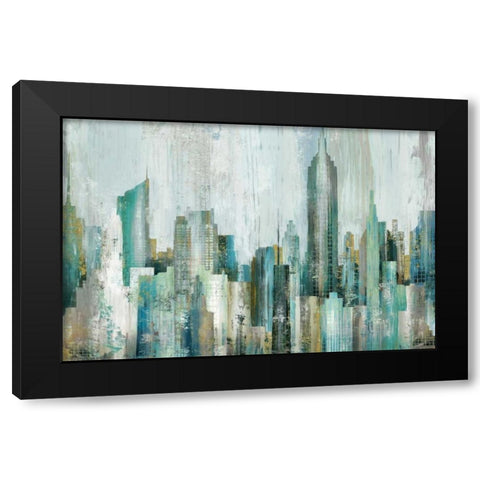 Skyline Black Modern Wood Framed Art Print with Double Matting by Selkirk, Edward