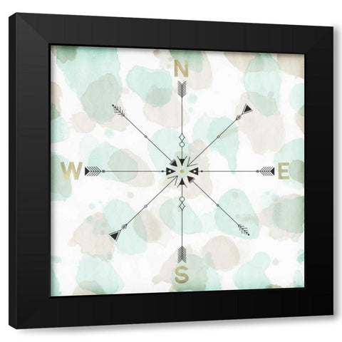 Directions II Black Modern Wood Framed Art Print by Selkirk, Edward