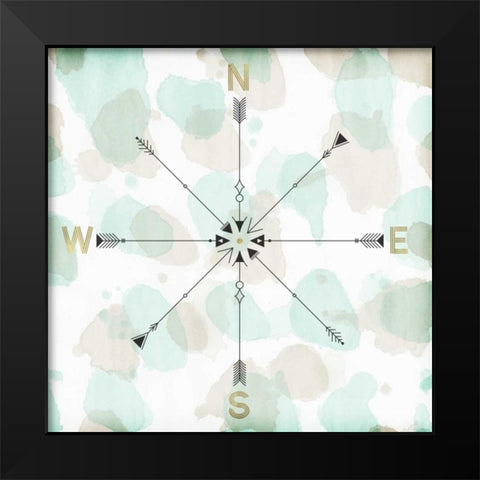 Directions II Black Modern Wood Framed Art Print by Selkirk, Edward