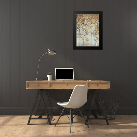 Soft Birch Black Modern Wood Framed Art Print by Selkirk, Edward