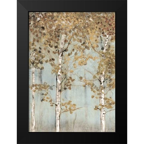 Soft Birch Black Modern Wood Framed Art Print by Selkirk, Edward