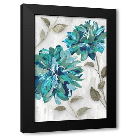 Blooms II Black Modern Wood Framed Art Print by Selkirk, Edward