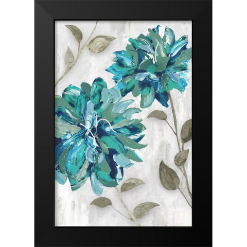 Blooms II Black Modern Wood Framed Art Print by Selkirk, Edward