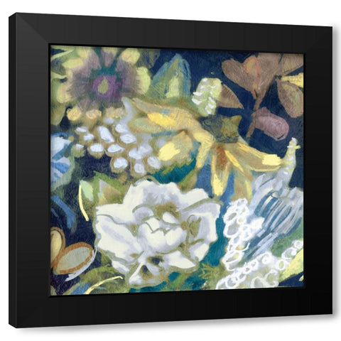 Bouquet I  Black Modern Wood Framed Art Print by Selkirk, Edward