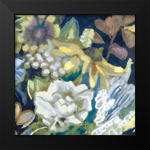 Bouquet I  Black Modern Wood Framed Art Print by Selkirk, Edward