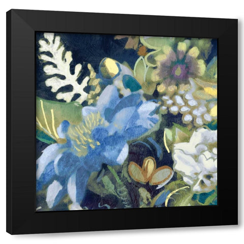 Bouquet III Black Modern Wood Framed Art Print by Selkirk, Edward