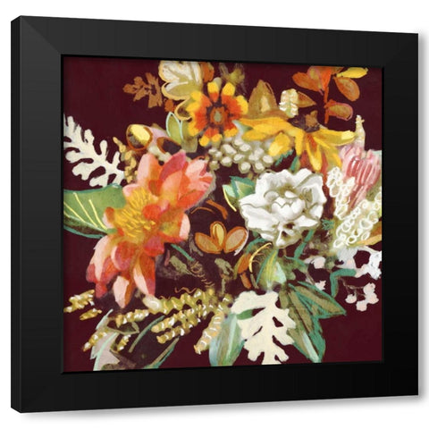 Posy I Black Modern Wood Framed Art Print by Selkirk, Edward