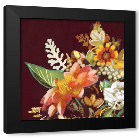 Posy II Black Modern Wood Framed Art Print by Selkirk, Edward
