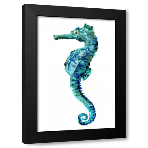 Sea Horse Black Modern Wood Framed Art Print with Double Matting by Selkirk, Edward
