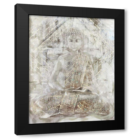 Ivory Buddha Black Modern Wood Framed Art Print by Selkirk, Edward