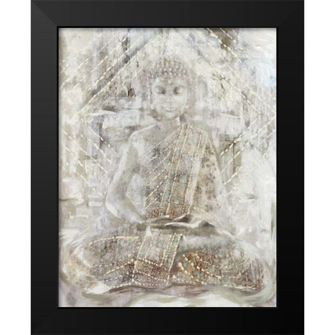Ivory Buddha Black Modern Wood Framed Art Print by Selkirk, Edward