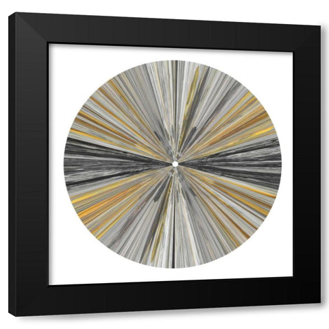 Dark Motif Black Modern Wood Framed Art Print by Selkirk, Edward