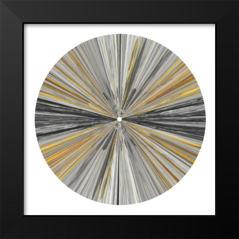 Dark Motif Black Modern Wood Framed Art Print by Selkirk, Edward