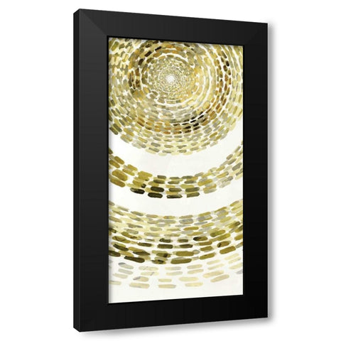 Gold Motif III Black Modern Wood Framed Art Print by Selkirk, Edward